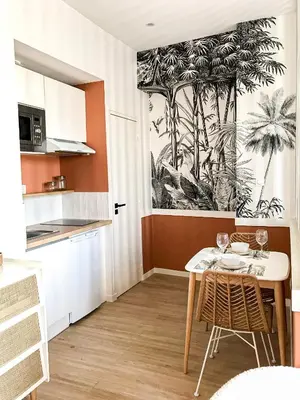 Cuisine ou kitchenette dans l'établissement Le Terracotta - Superbe appartement - Hyper centre