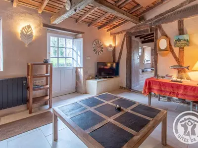 Cuisine ou kitchenette dans l'établissement Maison charmante près de Montreuil Bellay avec Wifi et Animaux admis - FR-1-622-53