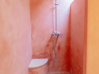 Salle de bains dans l'établissement Maison charmante près de Montreuil Bellay avec Wifi et Animaux admis - FR-1-622-53