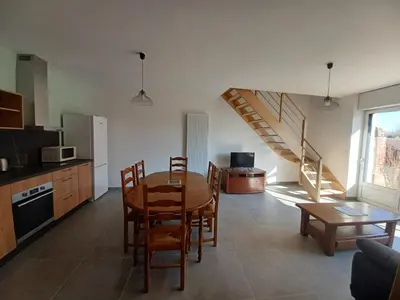 Cuisine ou kitchenette dans l'établissement Rêve de Loire gîte au calme au pied des châteaux de la Loire