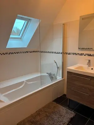 Salle de bains dans l'établissement Havre de paix spa proche Amboise & châteaux de la Loire