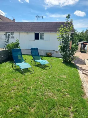 Jardin de l'établissement le chalet de vaucroix