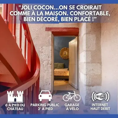 Charme & calme à 200m du Château