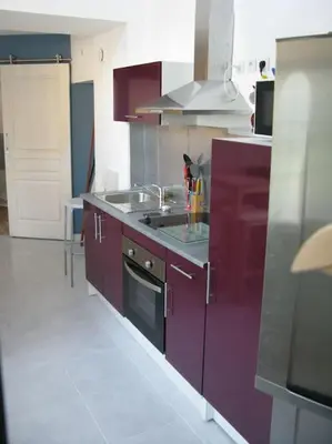 Cuisine ou kitchenette dans l'établissement maisonette cosy Blois