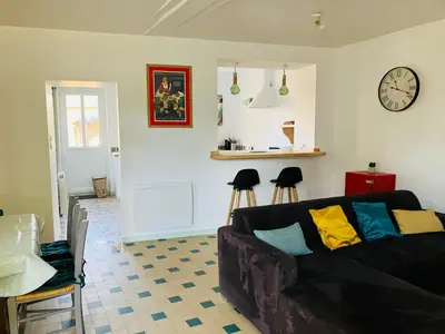Coin salon dans l'établissement Maison Familiale Les Tilleuls