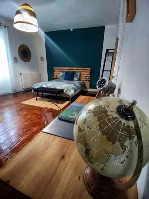 Coin salon dans l'établissement Le Loge'Mans Appartement proche gare , Tram et centre ville