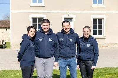 Clients de l'établissement Gîte 4 etoiles à la campagne