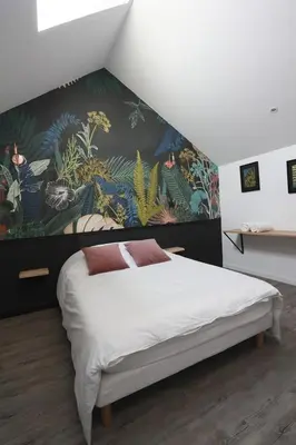Un ou plusieurs lits dans un hébergement de l'établissement Maison la Cassine - Centre Doué la Fontaine - Proche Zoo
