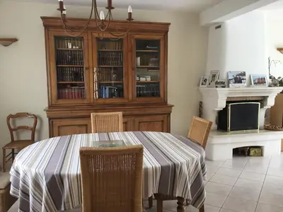 Bibliothèque dans le B&B/chambre d'hôtes