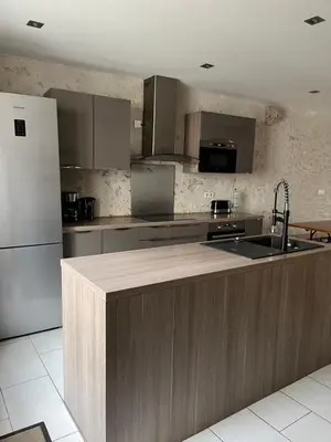Cuisine ou kitchenette dans l'établissement Maison Centre ville Blois