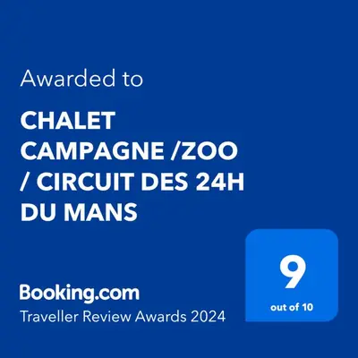 Certificat, récompense, panneau ou autre document affiché dans l'établissement Chalet Campagne Les Belles Ouvrières
