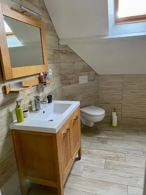 Salle de bains dans l'établissement Chambre chez particulier