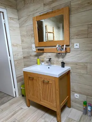 Salle de bains dans l'établissement Chambre chez particulier