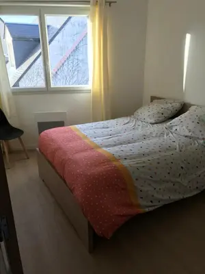 Un ou plusieurs lits dans un hébergement de l'établissement Appartement numéro 4 ou numéro 8