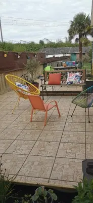 Jardin de l'établissement Maison de ville - Proche gare