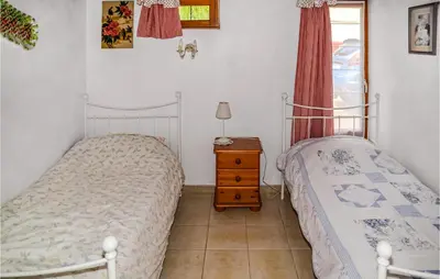 Un ou plusieurs lits dans un hébergement de l'établissement Nice Home In Savigne-Sous-Le-Lude