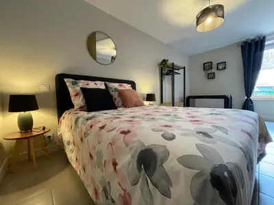 Un ou plusieurs lits dans un hébergement de l'établissement Maison n°4 aux portes du Zoo de Beauval