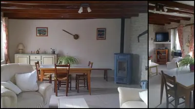 Télévision ou salle de divertissement dans l'établissement Cle des champs