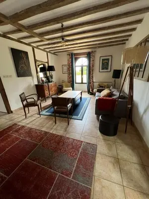 Coin salon dans l'établissement La Ferme Neuve