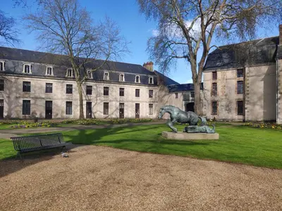 Jardin de l'établissement La tranquillité proche des châteaux de la Loire.