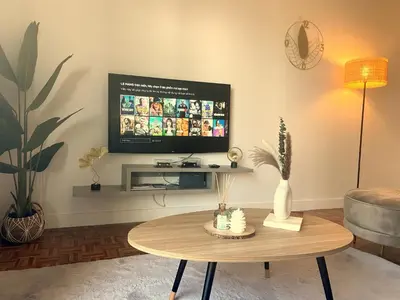Télévision ou salle de divertissement dans l'établissement Cocon d'Amour - Le Mans