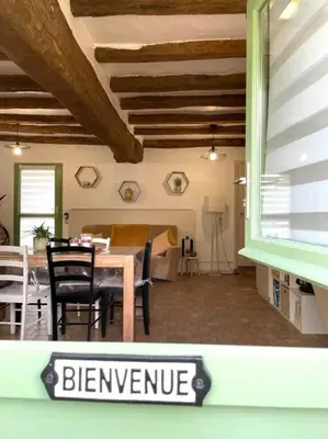 Plan de l'établissement Maisons de campagne. Gîte vert.