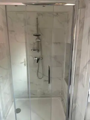 Salle de bains dans l'établissement Chez Jessica