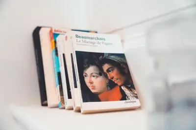 Bibliothèque dans l'appartement