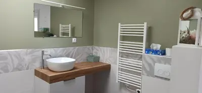Salle de bains dans l'établissement Chambre d'hôtes