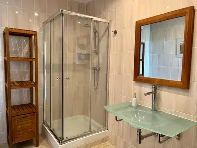 Salle de bains dans l'établissement Villa de charme tourangelle