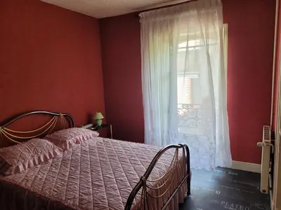 Un ou plusieurs lits dans un hébergement de l'établissement Gite chez Odile maison entiere 6 personnes