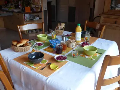 Nourriture dans le B&B/chambre d'hôtes ou à proximité